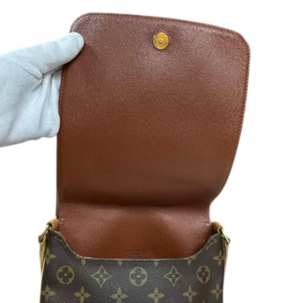 LOUIS VUITTON Brown Monogram Canvas Shoulder Bag - Picture 7 of 10